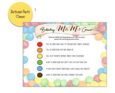 a birthday party game with lots of candy