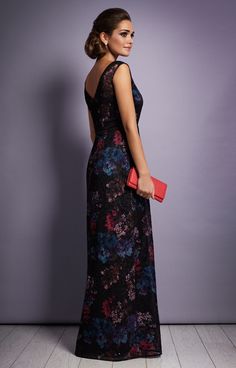 Red carpet ready, you’ll be turning heads in our vintage inspired floor length gown. Sleek Azalia drapes to the floor with a classic high neckline and gently fitted waist. The statement rich purples, blues and pink florals of our enviable print are striking, finished with a sprinkling of shimmering sequins that make its easy glamour irresistible. Be it a film premiere or black tie do, this is a superbly show stopping dress to make you feel amazing. Details to love – Oriental floral woven print, Floral Print Gown With Fitted Bodice For Evening, Floral Print Maxi Length Evening Dress For Party, Floral Print Gown With Fitted Bodice For Gala, Floral Print Maxi Evening Dress, Elegant Floral Print Gala Gown, Party Gown With Floral Print In Maxi Length, Formal Evening Dress With Floral Print And Fitted Bodice, Floral Print Floor-length Gala Dresses, Gala Long Floral Print Evening Dress