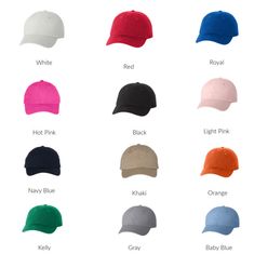 "This customized toddler/youth baseball cap is the perfect addition to a special day. It is soft cotton & adjustable. FEATURES: >100% bio-washed chino twill >Unstructured, six-panel, low-profile >Pre-curved visor >Self-fabric tri-glide buckle closure >Size fit: 6 1/2\" - 7 1/4\" >This hat comes with one appliqued letter or number of your choice, the letter is stitched to the hat. Note: The letter color is generally white. If you would like to purchase a white hat...please l Customizable Adjustable Visor Hats, Customizable Adjustable Dad Hat Baseball Cap, Personalized Adjustable Baseball Cap With Curved Brim, Personalized Adjustable Baseball Cap With Curved Bill, Customizable Adjustable Dad Hat With Curved Brim, Adjustable Blank Baseball Cap With Curved Brim, Personalized Baseball Cap With Curved Brim, Personalized Dad Hat, One Size Fits Most, Personalized Adjustable Dad Hat (baseball Cap)