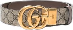 Gucci Elegant Business Belt, Elegant Gucci Belt For Business, Classic Gucci Belt For Business, Modern Gucci Leather Belt Buckles, Designer Formal Belt With Gold-tone Logo Plaque, Modern Gucci Leather Belt, Designer Business Belts With Gold Buckle, Modern Gucci Belts For Formal Occasions, Modern Gucci Belt For Formal Wear