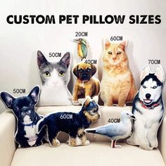 Create Your Own Pet Pillow - Noble Pawtrait Custom Dog Pillow, Custom Photo Pillow, Custom Pet Pillow, Pet Pillow, Animal Cushions, Face Pillow, Pet Cushions, نظارات شمسية, Dog Cushions