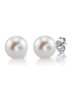 10mm White Freshwater Pearl Stud Earrings. #pearls  #white #earrings #diamond #jewelry #pearljewelry Pearl Earrings Designs, Buy Necklace, Freshwater Pearl Bracelet, Freshwater Pearls Earrings, White Freshwater Pearl, Freshwater Cultured Pearls, The Pearl, Freshwater Pearl Necklaces, Stud Earrings Set