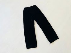 "Item details: - black velvet - likely cotton - high waist  - zip on back Best fits sizes xs. Measurements: waist: 25\" hips: 38\" length: 38\" inseam: 27.5\" rise: 12.5\" Excellent vintage condition." Fitted Black Velvet Pants, Black Fitted Velvet Pants, Black Velvet Pants, Womens Trousers, Velvet Pants, Black Velvet, Trousers Women, Capri Pants, High Waist