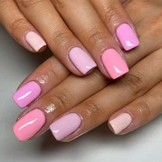 19 Gorgeous Pink Gel Nail Design Ideas Solar Nail Designs, Round Nail Designs, Leopard Print Nails, Dip Nails