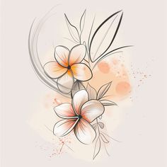 Radiant Plumeria Tattoo Design Kit Fine Line Plumeria Tattoo, Plumeria Flowers Tattoo, Hawaiian Plumeria Tattoo, Filipino Inspired Tattoo, Back Arm Tattoo Women, Plumeria Flower Tattoos, Frangipani Tattoo, Jeep Tattoo, Jasmine Tattoo