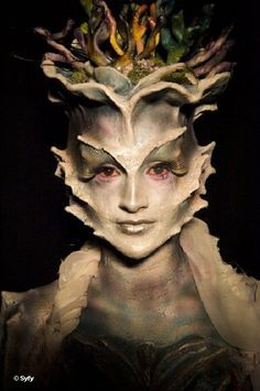 Face Off Syfy Best Makeup, Sea Creature Costume Women, Face Off Makeup, Movie Makeup, Arte Alien, Theatrical Makeup