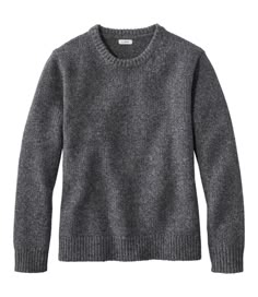 Generations of customers have turned to our authentic ragg wool sweaters for exceptional warmth, classic good looks and an incredible price. Our comfortable crewneck is expertly knit from exceptionally soft, premium lambswool. Slightly Fitted: Softly shapes the body. Falls at hip. 100% lambswool. In a midweight knit specially chosen for substantial winter warmth without bulkiness. Handwash and dry flat, or dry clean. Ribbed trim. Imported. Fit: Slightly Fitted | Women's Classic Ragg Wool Sweater Thick Wool Sweater, Aspen Vibes, Ll Bean Sweater, Wool Knit Sweater, Thrift Inspo, Waffle Sweater, Crewneck Sweaters, Hepburn Style, Merino Sweater