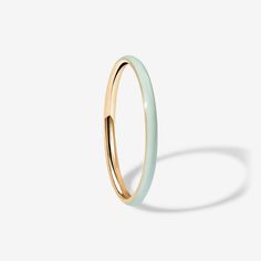 This is the pastel pop you didn't know you needed until right now. Minimal by design, Oburu baby blue lights up your hands and your jewelry box. Slim, intense and vibrant enamel unexpectedly plays well with others. Created for you in solid 14 karat gold, you'll want to wear this ring always and never take it off, even when in the shower or at the gym. Back Piercings, Pearl Statement Earrings, Pearl Earring Set, Blue Lights, Enamel Ring, Solid Gold Rings, Rose Gold Jewelry, Gold Collection, Delicate Earrings