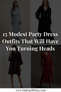 Discover how to dress for a Christmas party with my latest holiday party fashion blog post featuring fifteen modest party dress outfits that will transform your holiday party looks. From a faux wrap dress to a sheer sleeve dress outfit, these modest holiday outfits are designed to help you look and feel your best. Click the link to read more today!