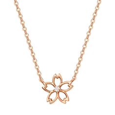 Buy FANCIME "Lia" Cute Cherry Blossom Flower 14K Rose Gold Necklace online. Fanci.me offers fine jewelry at affordable price, shop now! Luxury Rose Gold Flower-shaped Necklace, Affordable Gold Necklace With Rose Design, Cheap Rose Gold Necklace With Flower Charm, Luxury Rose Gold Flower Shape Necklace, Luxury Rose Gold Necklace With Flower Charm, Cheap Rose Gold Flower Shaped Necklace, Cheap Rose Gold Flower-shaped Necklace, Cute Cherry Blossom, Cherry Blossom Jewelry