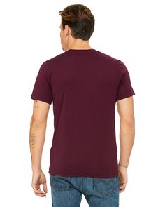 Unisex Triblend T-Shirt - SOLID MRN TRBLND - XS | Bella + Canvas Triblend T-Shirt in Solid Maroon Size XS Heather Cotton Crew Neck T-shirt, Casual Heather Maroon Crew Neck Top, Heather Maroon Crew Neck Cotton Top, Casual Heather Crew Neck T-shirt, Heather Tri-blend Crew Neck Top, Heather Color Relaxed Fit Short Sleeve T-shirt, Heather Relaxed Fit Short Sleeve T-shirt, Heather Cotton Short Sleeve Tops, Heather Cotton T-shirt With Relaxed Fit