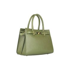 RB1016AG | Women's handbag  with removable shoulder strap. Shiny Gold metal snap hooks - Olive Green color -1 The Division, Olive Green Color, Metal Accessories, How To Make Handbags, Bag Packaging, La Fashion, Green Color, Green Colors, Bags Women