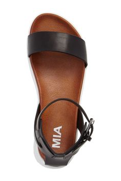 Two-strap styling and a textured platform sole add ample sporty style to this street-chic sandal.Sizing: True to size. M=standard width. Mia Mia, Styles Women, Chic Sandals, Nordstrom Store, Street Chic, Sandal Women, Sporty Style, Platform Sandals, Nordstrom Rack