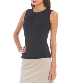 Shop for Calvin Klein Solid Pleated Crew Neck Knit Tank Top at Dillard's. Visit Dillard's to find clothing, accessories, shoes, cosmetics & more. The Style of Your Life. Fitted Crew Neck Tank Top For Work, Elegant Crew Neck Stretch Tank Top, Elegant Stretch Crew Neck Tank Top, Elegant Stretch Tank Top With Crew Neck, Elegant Crew Neck Tank Top For Workwear, Classic Calvin Klein Crew Neck Top, Calvin Klein Stretch Crew Neck Top, Calvin Klein Stretch Tank Top, Fitted Calvin Klein Crew Neck Top