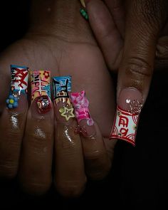 Junk Nails, Hard Nails, Colored Acrylic Nails, Girly Acrylic Nails, Short Square Acrylic Nails, Exotic Nails, Long Acrylic Nails Coffin, Acrylic Nails Coffin Pink, Unique Acrylic Nails