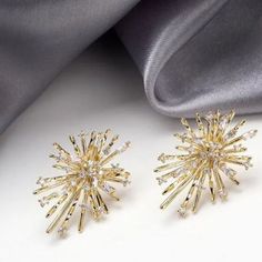 With A Gold Finish, Sparkle Rays Shape, And Crusted In Cubic Zirconia These S925 Posts Stud Earrings Measure Length 1" Width .07 " Width. They Are Lead And Nickel Free. Nwot, Come In A Jewelry Gift Pouch With Extra Backs. Love The Item But Not The Price? Save 25% When You Bundle 2 Or More Items. I Also Accept Reasonable Offers! New To Poshmark Save$10 When You Sign Up Use Code Loveygirl4lee Related: Womens Girls Boho Bohemian American Beach Natural Vintage Vacation Engagement Bridal Wedding Hone Pink Moth, Cross Knot, Arrow Heart, White Flower Earring, Butterfly Dragonfly, Vintage Vacation, Long Pearl Earrings, Oversized Earrings, Wedding Honeymoon