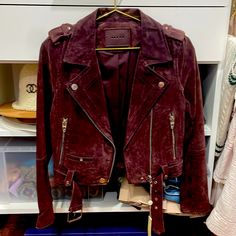 Super Trendy Suede Blanknyc Biker Jacket! Stunning!! New With Tags- Beautiful Chocolate Purple Color Blank Nyc, Biker Jacket, Purple Color, Jackets & Coats, Jackets For Women, Purple, Women Shopping, Color