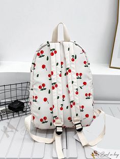 Bird in Bag - Lightweight, Portable Multi-Functional School Backpack for College, University, and High School Students Perfect for Outdoor, Travel, and Back to Trendy White Backpack For Outdoor Activities, Practical White Backpack For School, Practical White School Backpack, Cartoon Bag, Pattern Backpack, Floral Backpack, Colorful Backpacks, Backpack Style, Backpack For Teens