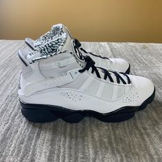 Up For Sale Is A Pair Of Brand New Jordan 6 Rings 'Motorsport' Sneakers In A Mens Size 9.5. It Comes With The Box And Is 100% Authentic. Thanks For Your Interest! Jordan 6 Rings, Shoes Jordan, 6 Rings, Jordan 6, Newest Jordans, Jordans For Men, Sneakers Men Fashion, Jordan Shoes, Metallic Gold