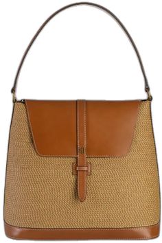 Eric Javits Squishee Bel Air Straw Bag - Convertible Crossbody Beach Purse, Straw Handbag & Backpack - Squishee Straw Purse with Zip Top Closure - Durable Straw Beach Bags for Women (Natural)