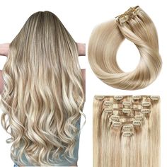 PRICES MAY VARY. 【Salon Quality Hair 】Premium clip in hair extensions real human hair,tangle free,shedding free.The hair is smooth and soft.Our human hair extensions clip ins can be curled.It can last 3-4 monthes with good care. 【Thicker Clip ins】Thicker 7 Pcs human hair clip ins:70-80G.Suggested purchase quantity:buy 1-2 pack for fine hair,buy 3-4 packs or more if you like heavy volume. 【Long Lasting Clips】Suyya clip in extensions have quality clips, you can easily apply and remove them by your Hair Clip In Extensions, Hilton Head Wedding, Hair Extensions Clip, Ash Blonde Highlights, Real Human Hair Extensions, Human Hair Clip Ins, Bleach Blonde, Remy Human Hair Extensions, Quality Hair Extensions