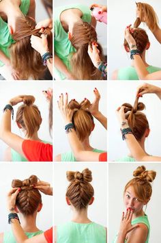 Hair Bow Braid. 20 Inch Hair Extensions, Wedding Hairstyles Tutorial, Long Hairstyle, French Braid Hairstyles, Bow Hairstyle, Hairstyle Inspiration, Crazy Hair, Women Hairstyles, Hair Dos