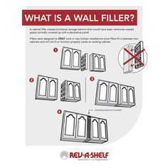 the instructions for how to install a wall filler in your home or office area