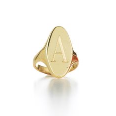 LANA ELONGATED SIGNET RING Signet Rings Women, Gold Jewelry Gift, Monogram Ring, Gold Signet Ring, Personalized Rings, Evil Eye Jewelry, Signet Ring, Diamond Earrings Studs, Ring Shopping