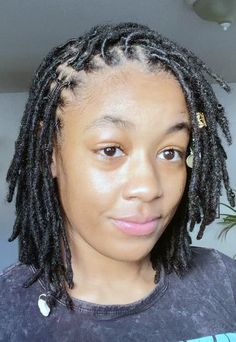 Starter Locs Black Women Twist, Comb Coil Starter Locs Short 4c Hair, Different Types Of Starter Locs Black Women, Small Traditional Starter Locs, Starter Interlock Locs, Xs Starter Locs, Starter Locs Before And After, Starter Locs Long Natural Hair, Small Instant Locs