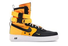 SF Air Force 1 High Laser Orange - 864024-800 Shoe Concepts, Most Expensive Sneakers, Nike Sf Air Force 1, Nike Sf, Boxing Shoes, Sneakers Jordans, Nike Boots, Leaky Faucet, Nike Air Force 1 High