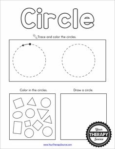 a printable worksheet for the letter c is for circle and color the circles