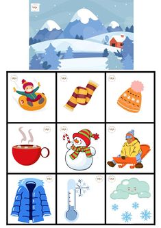 Work Boxes Special Education, Seasons Preschool, Easter Templates Printables, Seasons Worksheets, Preschool Christmas Activities, Clay Christmas Decorations, File Folder Activities, Preschool Songs, Winter Crafts For Kids