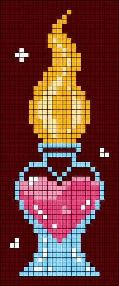 an image of a cartoon character made out of pixels