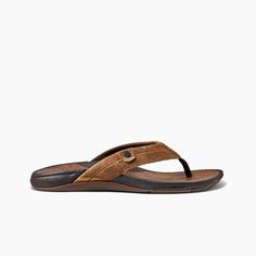 Reef Pacific Leather Sandals for Men Java Leather Sandals For Men, Sandals For Men, Mens Leather Sandals, The Reef, Snow Sports, Top Shelf, Mens Sandals, Top Rated, Full Grain Leather