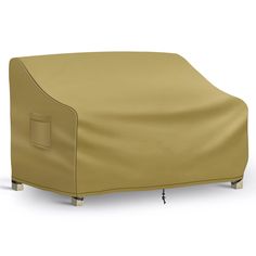 an outdoor furniture cover on top of a table