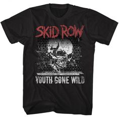 SKID ROW Official T-Shirt: Rock RedefinedFor the true rock fan – wear your allegiance to one of the defining bands of the late '80s and early '90s with pride.Features and Benefits100% Authentic: This isn't just another rock tee. It's an officially licensed SKID ROW merchandise, ensuring genuine quality and design.Superior Comfort: Made from premium materials, our t-shirt promises softness with every wear, ideal for concert nights or just chilling to classic rock tunes.Vintage Design: Featuring a Wild Graffiti, Rock Tshirt, Skid Row, Rock Tees, Tour Merch, Heavy Metal Bands, Tee Shirt Homme, Band Shirts, Band Tees