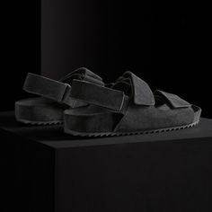 Our double strap Velcro sandal is made in soft suede with adjustable straps. This sandal is set on a supportive molded foot bed with an all suede lined insole and rubber outsole.Additional Information:• Fabric: Soft Suede Modern Suede Sandals With Buckle Closure, Black Suede Sandals With Cushioned Footbed, Black Suede Sandals With Textured Footbed, Modern Suede Sandals With Removable Insole, Black Suede Footbed Sandals For Summer, Suede Sport Sandals With Removable Insole, Suede Double Strap Footbed Sandals With Adjustable Strap, Suede Double Strap Sandals With Textured Footbed, Suede Double Strap Sandals With Cushioned Footbed