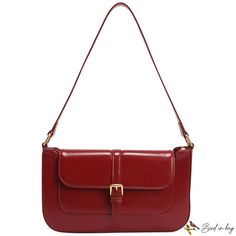 Color: Red-Red Maroon Shoulder Bag, Dark Red Shoulder Bag, Elegant Red Baguette Bag With Large Capacity, Large Capacity Red Rectangular Baguette Bag, Elegant Handheld Baguette Bag As Gift, Elegant Handheld Baguette Bag For Gift, Elegant Red Shoulder Bag With Mobile Phone Holder, Red Formal Baguette Shoulder Bag, Formal Red Baguette Shoulder Bag