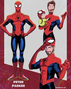 spider - man from the animated movie, peter parker