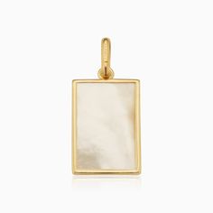 #YellowGoldMotherofPearl-14kSolidGold What better way to express your side of balance than with our Tag Me Pendant Necklace. A white Mother of Pearl stone, representing Yang, is encased in a solid gold tag for a look perfect for any occassion. The Finer Points: Metal: 14 Karat Yellow Gold Dimensions: 12mm Tag Width, 24mm Tag Length Pendant Only: Chain Not Included Stone: Genuine White Mother of Pearl Origin: Crafted in Vicenza, Italy #YellowGoldBlackOnyx-14kSolidGold What better way to express y Classic White Jewelry With Rectangular Pendant, Elegant White Rectangular Jewelry, Timeless White Rectangular Jewelry, Elegant White Rectangular Pendant Jewelry, Luxury White Rectangular Jewelry, Rectangular White Jewelry With Pearl Drop, White Rectangular Jewelry With Polished Finish, Rectangular White Jewelry With Polished Finish, Classic Yellow Gold Jewelry With Mother Of Pearl