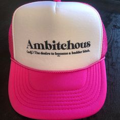 Pink And White Snap Back Hat, Brand New, Never Worn. Perfect For Bachelorette Parties, Birthday Parties And Fun In The Sun! Inappropriate Trucker Hats, Unhinged Trucker Hats, Trucker Hat Sayings, Funny Trucker Hats For Women, Funny Hats For Adults, Funny Trucker Hats, Trendy Trucker Hats, Funny Trucker Hat, Pink Trucker Hat