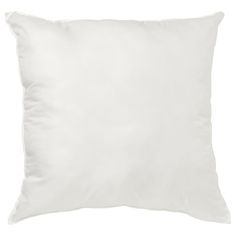 a white pillow on a white background