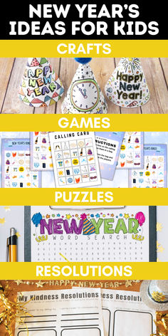 These are the best New Year's activities for kids of all ages. Find preschool learning ideas for at home or in the classroom, New Year's older kids activities, free printables, games, resolutions, and more!
#NYEideasforkids #januarycrafts #NYEactivities #NYEcountdown #newyearswithkids #newyearsevetraditions