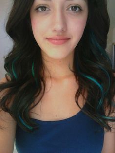 I used N’rage’s Twisted Teal to highlight my hair. I am dansgottheplan.tumblr.com. This was just done today. C: Highlights Peekaboo, Teal Hair Highlights, Ombré Highlights, Teal Highlights, Camp Hair, Peekaboo Hair, Hair Color Streaks, Turquoise Hair