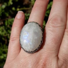 Brand New Handmade Rainbow Moonstone Unique Antique Design Silver Ring. Size 7 925 Stamped Stunning Rainbow Moonstone Silver Statement Ring New To Poshmark? Use Referral Code Kimberlyn222 To Receive $10. Moonstone Rings With Moon Phase Design, Moon Phase Moonstone Rings, Healing Moonstone Ring With Natural Stones, Moonstone Rings With Natural Stones, White Crystal Ring With Moon Phase, White Moon Phase Crystal Ring, Spiritual Moonstone Crystal Ring, Adjustable White Moonstone Ring, Unique Adjustable White Moonstone Ring