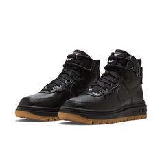 Nike WMNS Air Force 1 High Utility 2.0 'Black Gum Medium Brown' DC3584-001 Nike Air Force High, Air Force High, Nike Air Force 1 High, Air Force 1 High, Black Gums, Hot Shoes, Nike Store, Medium Brown, Nike Dunk