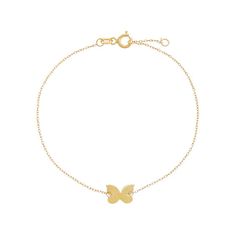 Shop Adina Eden's Solid Mini Butterfly Bracelet, designed with an ornate mini butterfly charm and a dainty chain crafted in 14K gold. Stack this gem up with a few other 14K charms. Create an exquisite, everyday style in it! Diamond Anklet, Mini Butterfly, Bold Rings, Bear Pendant, Butterfly Bracelet, Dainty Chain, Anklet Bracelet, Butterfly Charm, Charm Bangle