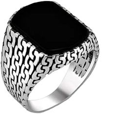 Top Selling Jewelry, Mens Black Ring, Plain Rings, Vintage Style Rings, Oxidized Silver, Black Rings, Birthstone Jewelry