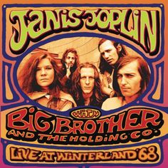 the big brother and the holding company concert poster for janispoin's tour