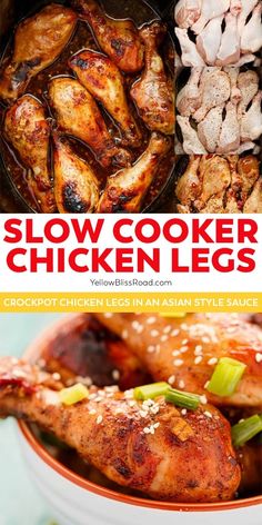 Crockpot Chicken Recipes Bone In, Chicken Legs In Crockpot Recipe, Drum Stick Chicken Crockpot Recipes, Slow Cook Chicken Legs Crock Pots, Chicken Drumsticks Crockpot Recipes Easy, Crock Pot Bone In Chicken Recipes, Chicken Legs In The Crockpot Recipes, Chicken Leg And Thigh Recipes Crockpot, Crockpot Drumsticks Recipes